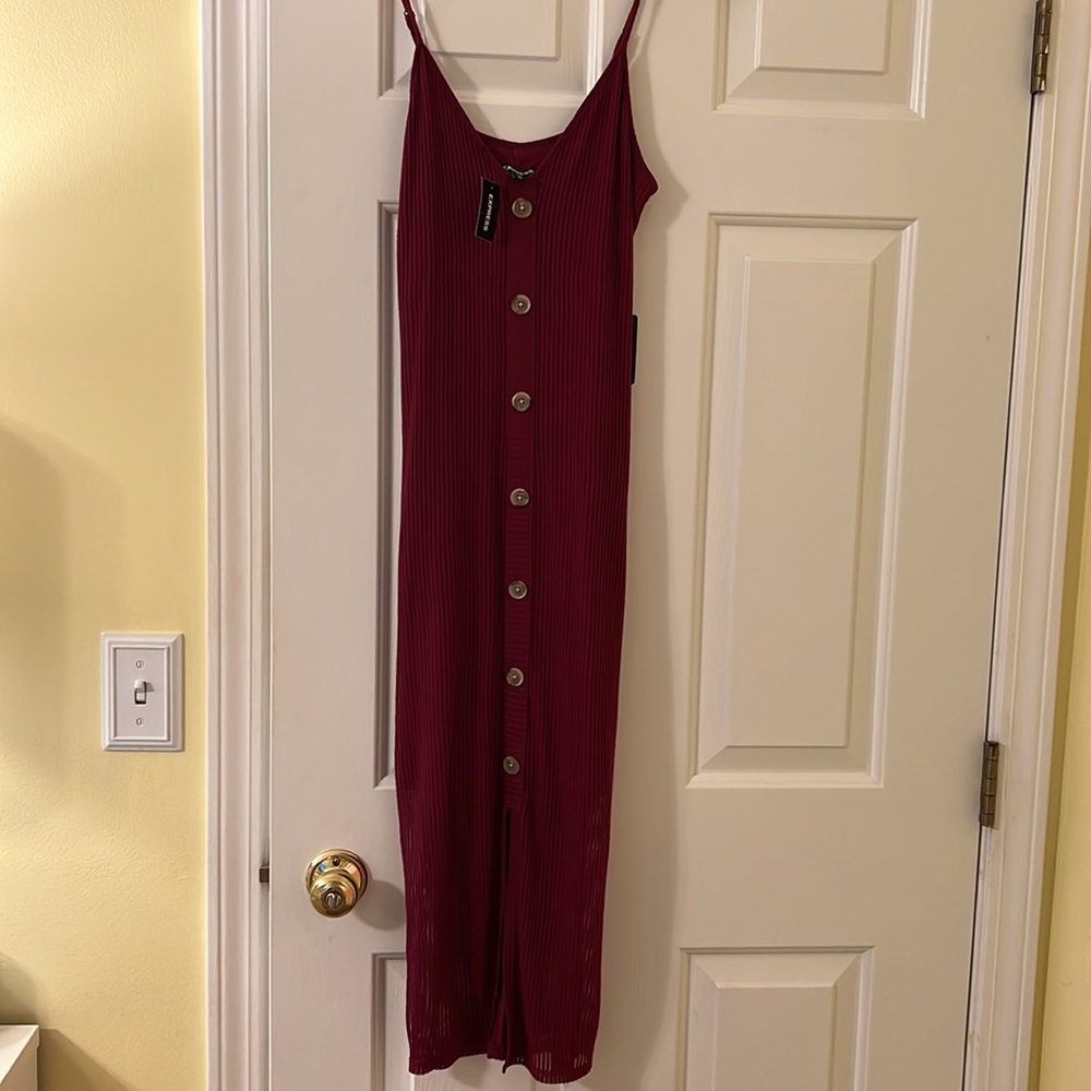 Express dress NWT sleeveless dress with slip attached underneath, size xs